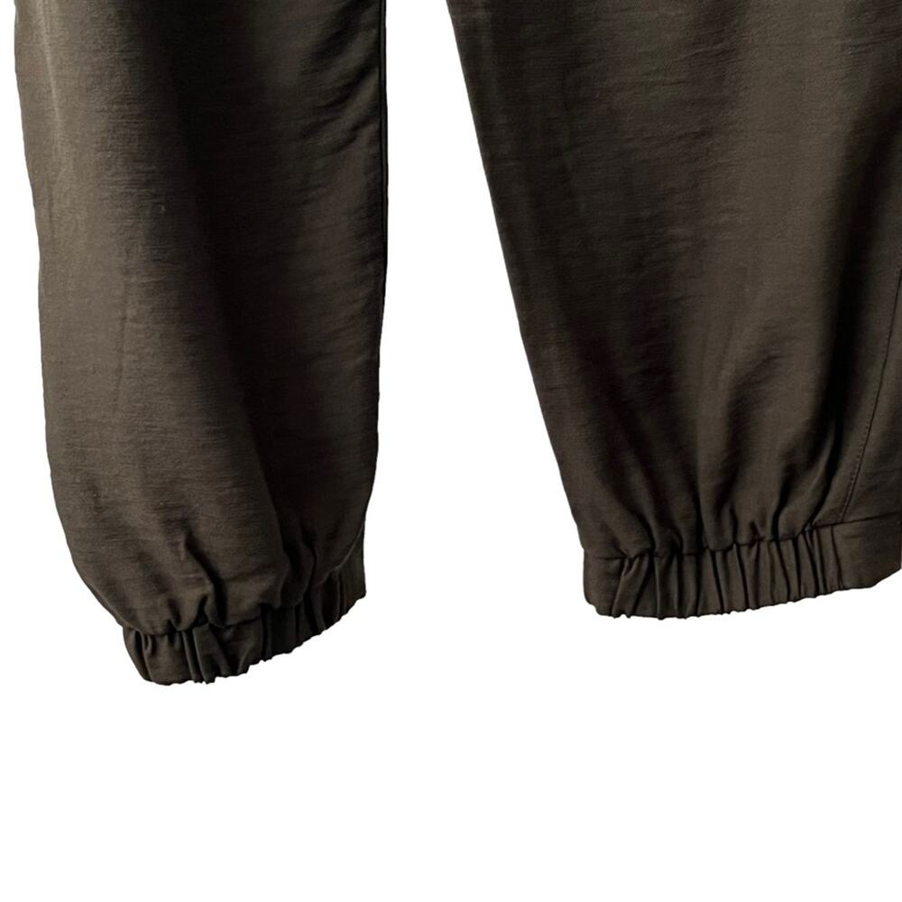 Mint Velvet Khaki Utility Jogger Trousers In Panama Women Size 14 Long - Picture 4 of 14